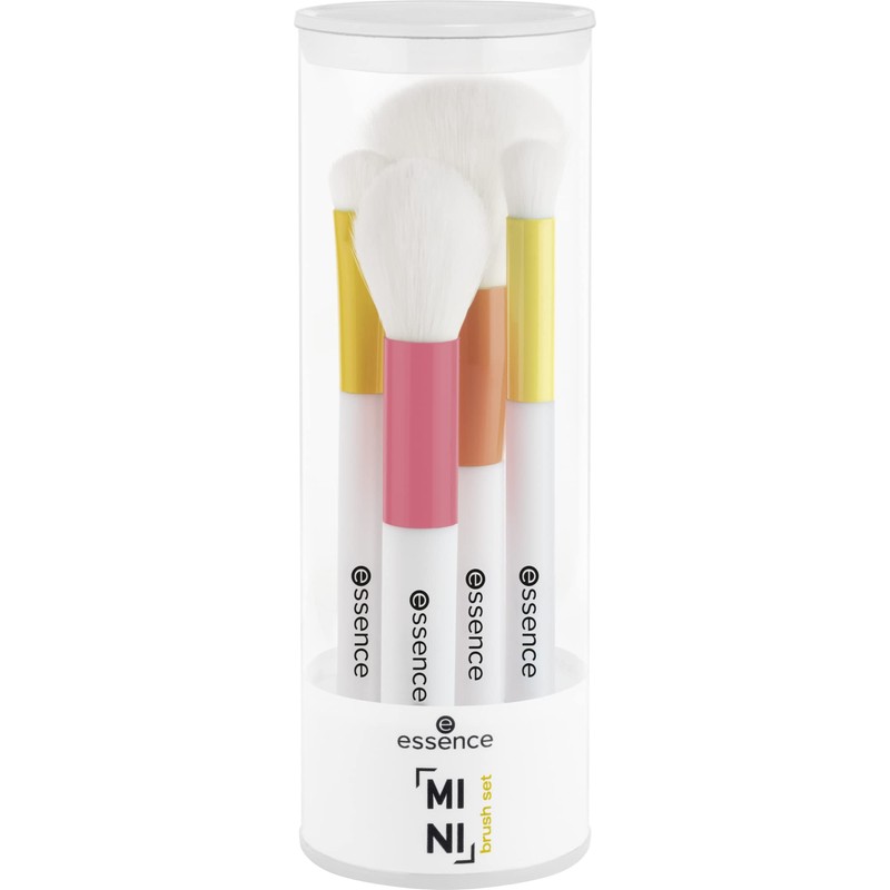 essence Mini Brush Set, No. 01 Mini But Fluffy, Multi-Coloured