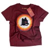 AS Roma T-Shirt Lupetto Stampato, Ragazzi, Rossa, 9-11 Anni