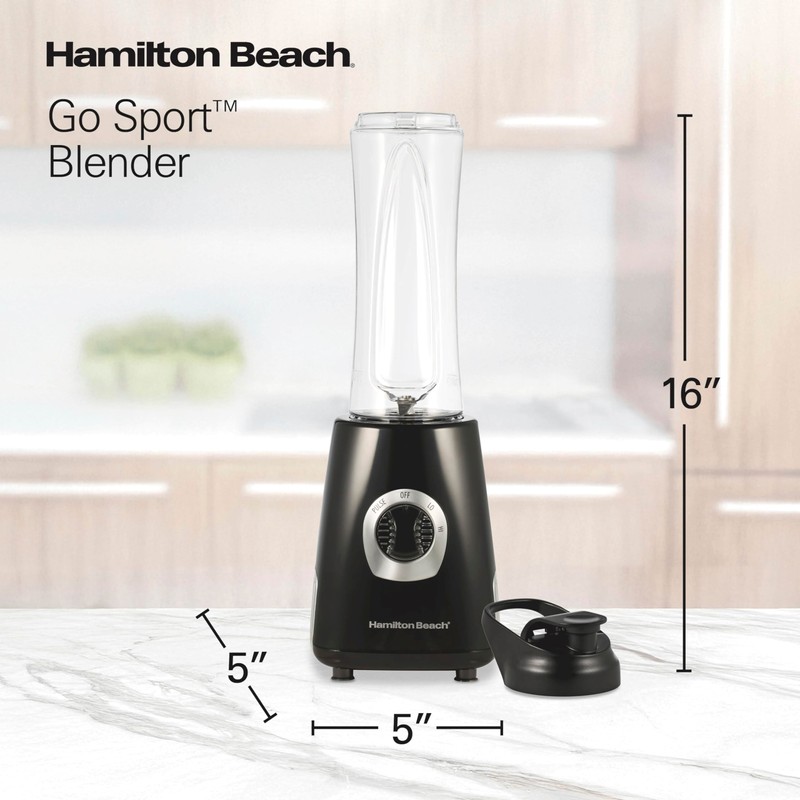 Hamilton Beach Go Sport Portable Blender For Smoothies With 20
