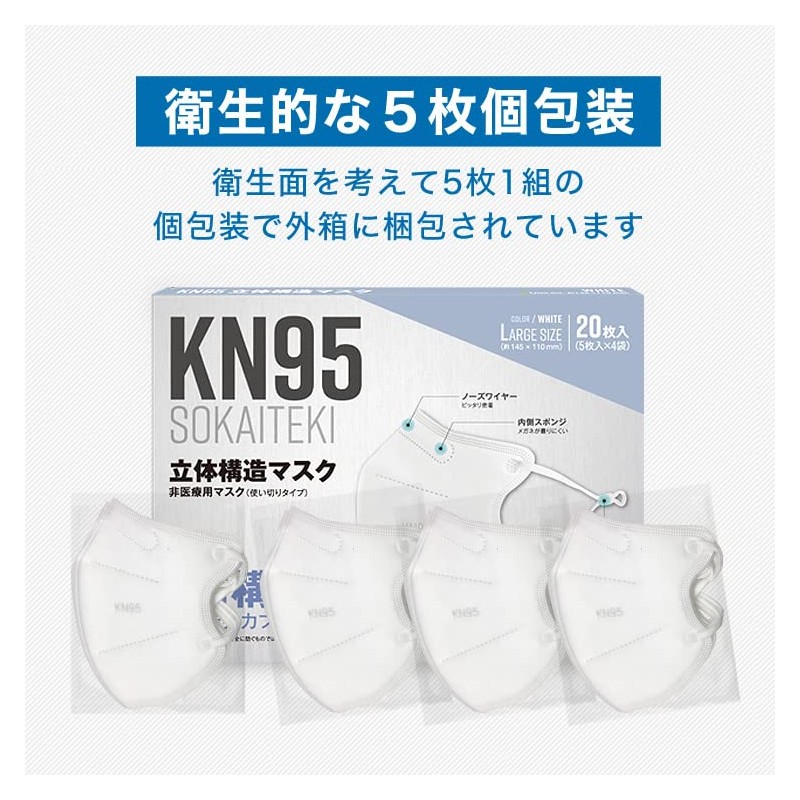 Refreshing Comfortable Masks, 5 Layers, Flat Rubber, Non-woven Fabric Masks,