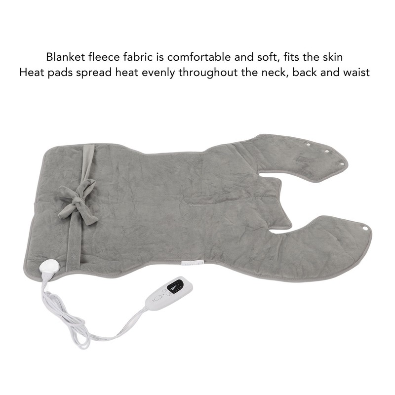 Back Heating Pad 6 Level Temperature Adjustment Drapeable Electric Back