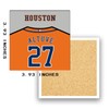 Astro Coasters for Drinks, Houstno Baseball Ceramic Coasters Set of
