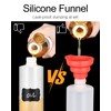 Squeeze Bottles, 16 OZ Plastic Sauce Squeeze Bottle Set with