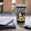 Labradoodle Dog Happy Easter Egg Hunt Bunny Ear Easter Stainless