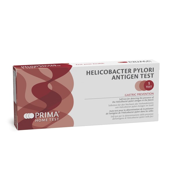 Prima Home Test Helicobacter Pylori Antigen Test on Feces - Testing for Estomac Infections