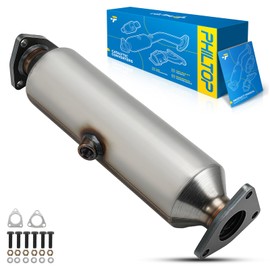 PHILTOP High Flow Catalytic Converter Kit Fit for 1999-2004 Odyssey 3.5L, 1998-2002 Accord 3.0L, 1999-2003 TL/CL 3.2L Stainless Steel Catalytic Converter OE 16369(EPA Compliant)