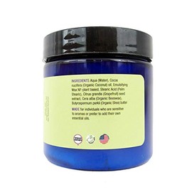 Unscented Cream - All-Natural Moisturizing Cream for Face and Body - Wyndmere Naturals - 4oz