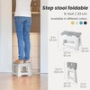 Vigar Compact Step Stool Foldable, 9-inch Step Stools for Adults