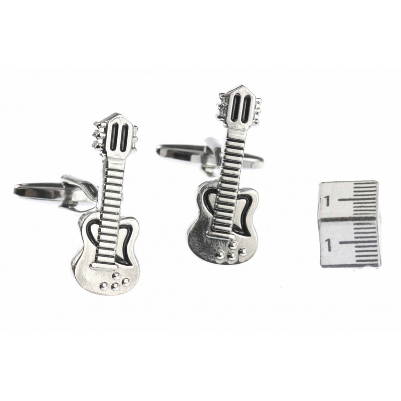 Miniblings Guitar Cuff Links Cufflinks Box Musicians Guitarist Band Songwriter