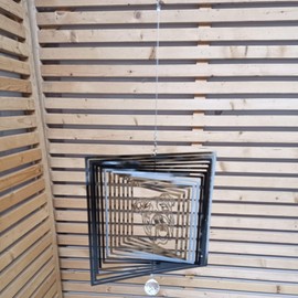 Stainless Steel Wind Spinner - English Bulldog Dog