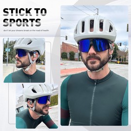 KAPVOE Polarised Cycling Glasses Men Women Cycling Sports Sunglasses Sports Glasses Uv400 Protection Sports MTB Cycling Glasses Cycling Driving Baseball Running Golf Volleyball Fishing 03