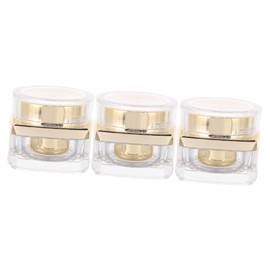 Beavorty 3pcs Leak Cream Organizer Bottle Reusable Container for Face Creams Lotions and Cosmetics Compact Travel for Easy Packing and Storage