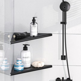 YUOROS Shower Shelves for Inside Shower, 304 Stainless Steel Shower Corner Shelf for Bathroom Tiled Wall (2 Pack)