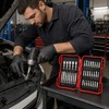 37 Piece Impact Screwdriver Bit Set for Drilling and Fastening