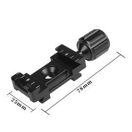 CS PRIORITY Quick Release Plate Mount Clamp Adapter Kit with Level For DSL Camera Tripod Ball Head Monopod Mount Adapter Base Photography Accessories (Type B)