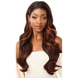 Outre Outre melted Hairline Lace Front Wig Frontal Effect Hairline HD Transparent Lace SERAPHINE (1B)