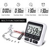Digital Kitchen Timer, Kitchen Alarm Clock, Magnetic with Alarm, Stopwatch/Countdown