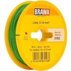 O25 m Abrollspule grün BRAWA 3153