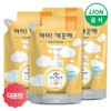 [LION] Clean for Kids Foaming Large Capacity 450ml Refill 4 Pack