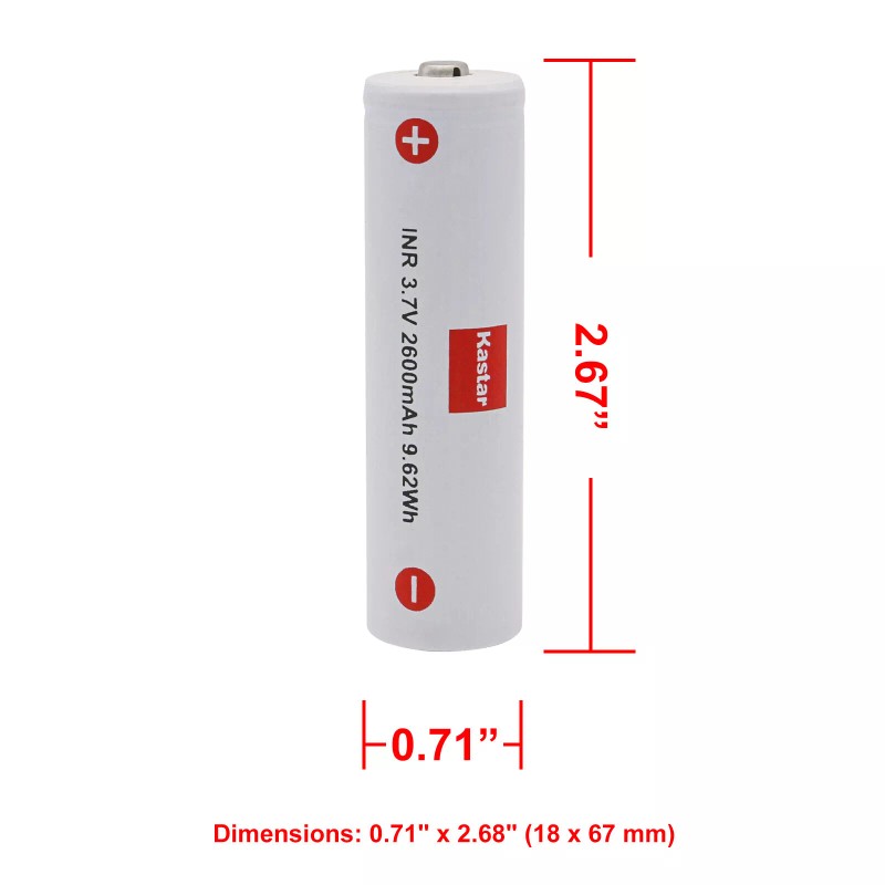 Kastar 3PCS Battery 2600mAh For Zhiyun Weebill S/3/LAB Crane V1/2/2S/3S/3SE