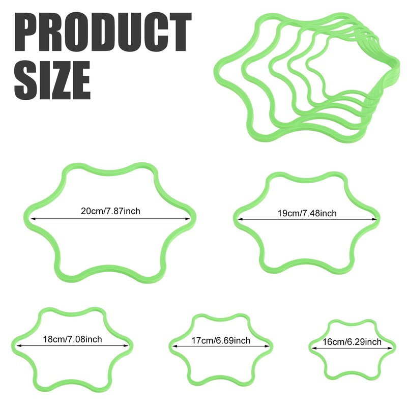 PEUTIER 5pcs Aquarium Floating Plant Rings, Foam Floating Plant Corral