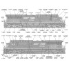 ShellScale Decals HO176 - Norfolk Southern GE ES44AC DECALS -