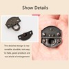 Size Locking Hinges Retro Style Jewellery Clasp Design Decorative Antique
