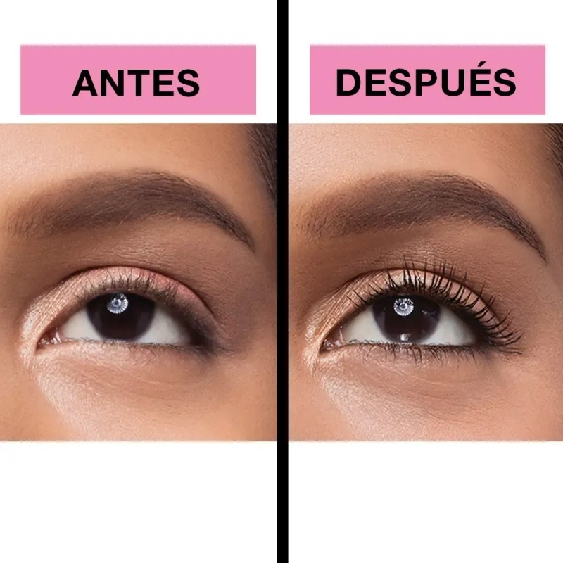 Máscara De Pestañas Lash Sensational Maybelline Color Very Black Waterproof