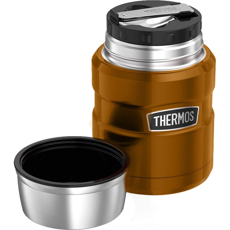 Thermos Stainless King Food Flask with Lid, Copper, 470ml