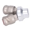 Air Hose Splitter 2 Way Carbon Steel Automatic Pneumatic Quick