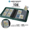 FunGuys Toploader Binder, Trading Card Binder Storage,128 4 Pocket Top