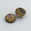 Yummy Treasures Preciosa Topaz Opal Glass Cabochon 13mm (2) cab3006D