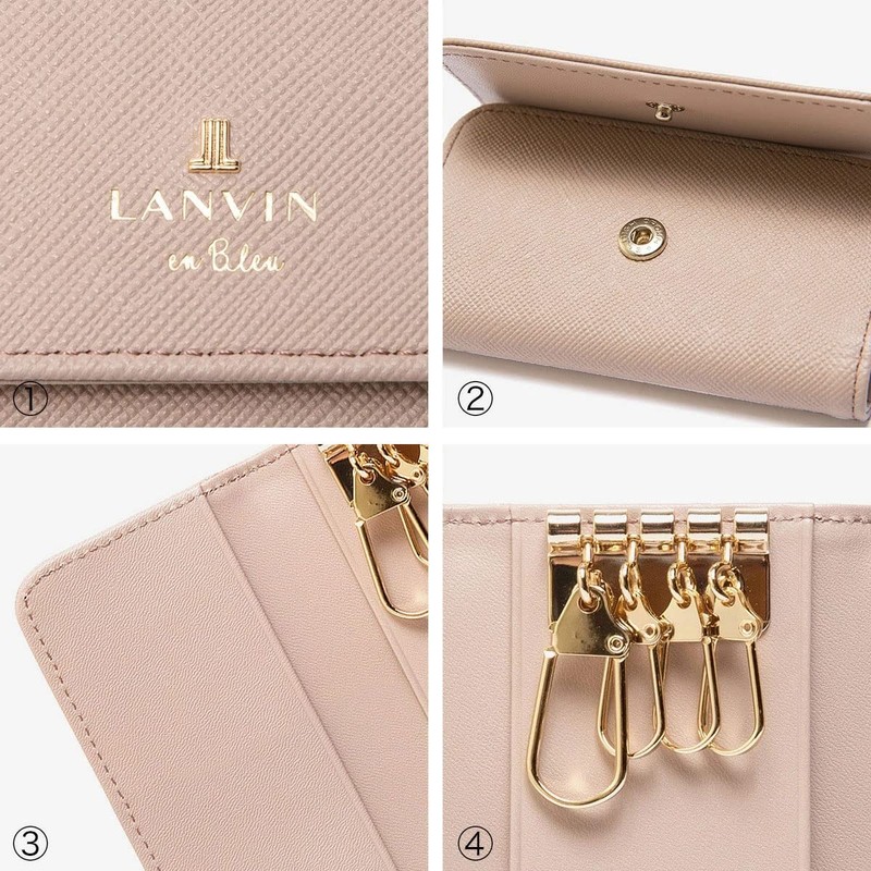 Lanvin On Blue 480115 Luxembourg Women's Key Case, [31] Pale