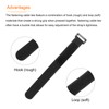 MECCANIXITY Fastening Hook and Loop Cable Tie 7.8 x 0.9