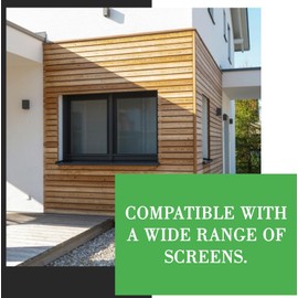 Screen Spline - 0.140", 15lb Roll - Round Screen Retainer Spline - Bulk Screen Holder Spline for screen Door, Window Mesh & Mosquito Net Fixing - Screen Door Repair & Replacement Spline - Black