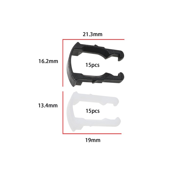 SG Store 30pcs Fuel Line Retainer Clips - Fixing Clips