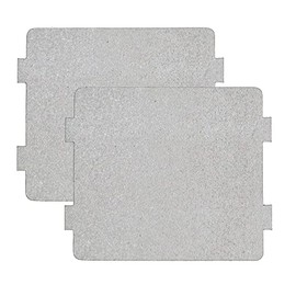 Movilideas - 2 unità di piastra di Mica per forno a microonde Piastra di sostituzione Riparazione degli accessori 9,9 x 10,8 cm