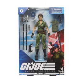 G.I. Joe Hasbro Classified Series Lady Jaye Action Figure 25 Collectible Premium Toy with Multiple Accessories 6-Inch Scale with Custom Package Art CS Figure Rocket Cranberry