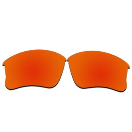Replacement Sunglasses Lenses for Oakley Flak Jacket XLJ With Polarized (Fire Red Mirror)