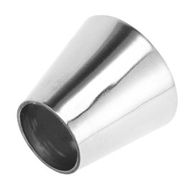 Motoforti Mandrel Exhaust Bend Elbow Concentric Reducer Car Exhaust Pipe Tubing Piping Adapter 1.25"OD to 2"OD 201 Stainless Steel Silver Tone