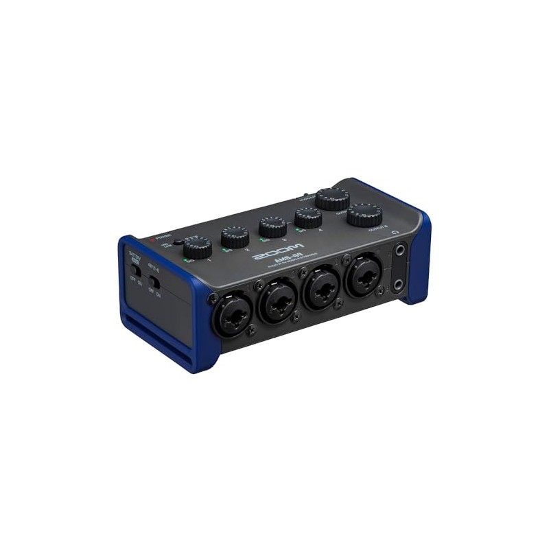 ZOOM Zoom Audio Interface for Windows, Mac, iOS, Android, 4