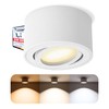 Celi-1 Surface-Mounted Spotlights in Aluminium, White / Black, with LED