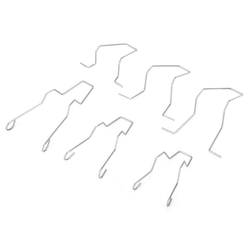 6pcs Steel Headlight, Car Bulb Retaining Spring Clip Bulb Retaining