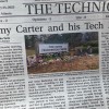 Newspaper Jimmy Carter Commemorative Georgia Tech Technique AJC