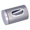 3Pcs Storage Jar Stainless Steel Food Tea Nut Container with
