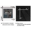 LaVie Home 5x5 Picture Frames (3 Pack, Distressed White Wood