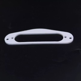 mLaval Guitar Parts PVC Pickup Mounting Ring Plate for Tele Neck Pickup ,1ply White (H04)