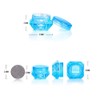Wowlife 60Pcs 5 Gram/5 ML Cosmetic Sample Empty Container Diamond
