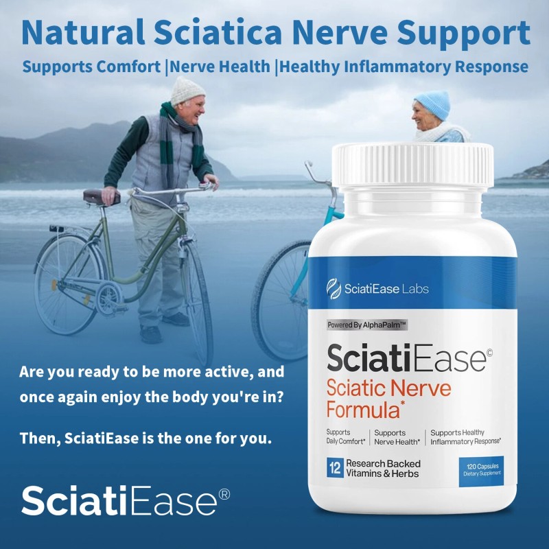 SciatiEase Labs Sciatic Nerve Formula - R-ALA, PEA - Relieve
