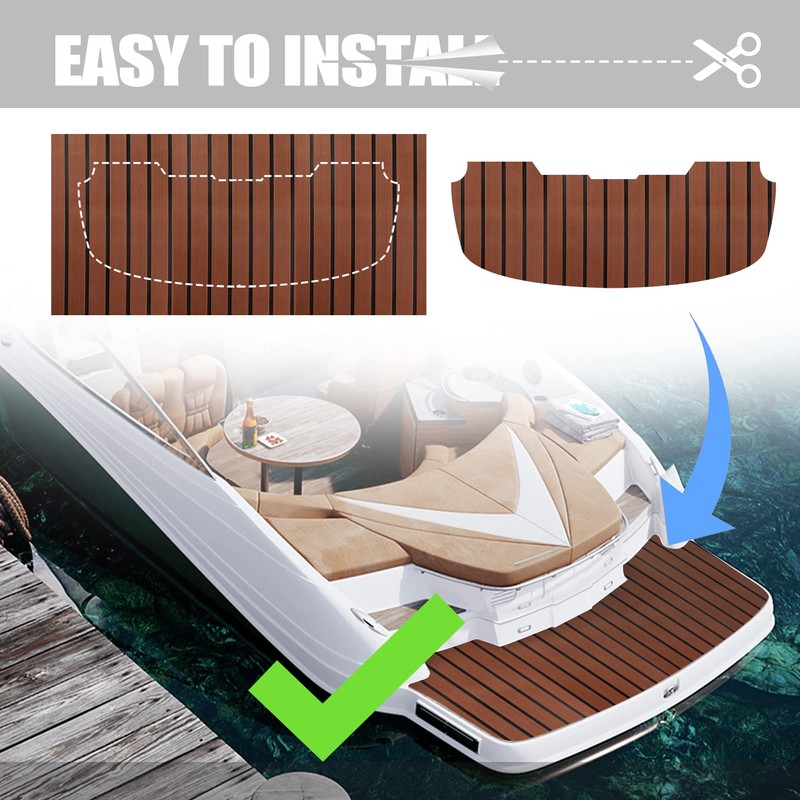 EVA Foam Boat Flooring Faux Teak Sea Decking for Boat